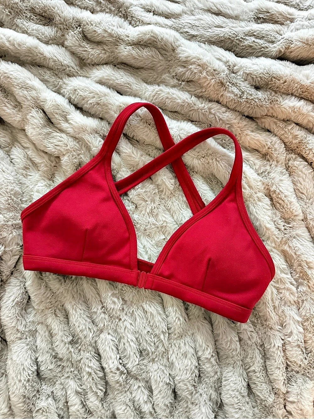 Crop Shop Boutique Serenity Blake Crop Red Bikini Top